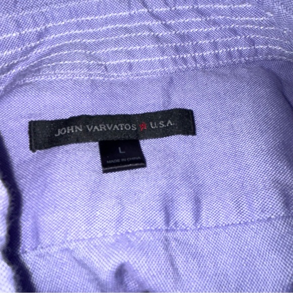 John Varvatos button‎ down shirt men’s size L - Picture 6 of 7